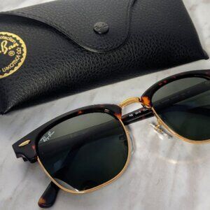 Ray-Ban Clubmaster Classic Sunglasses 100% Authentic Unisex RB3016
